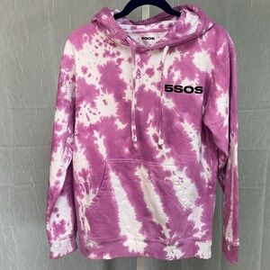 5SOS Pink Tie-Dye Hoodie